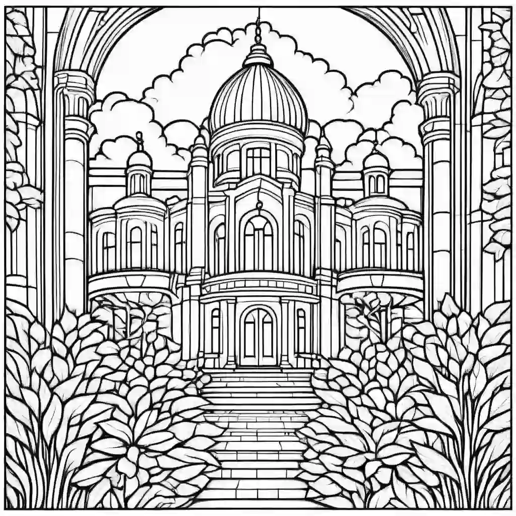 Galleries coloring pages